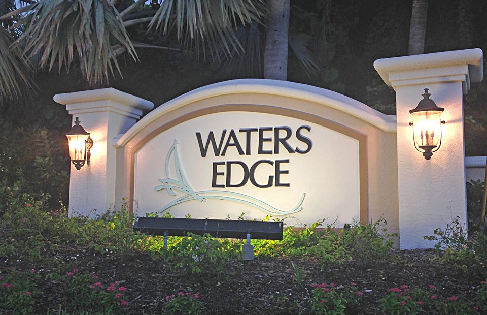 Waters Edge Signage